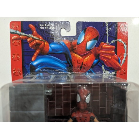 SPIDER-MAN Classics MANGA SPIDER-MAN WALL CRAWLING 2002 ToyBiz Marvel Legends - Picture 11 of 11
